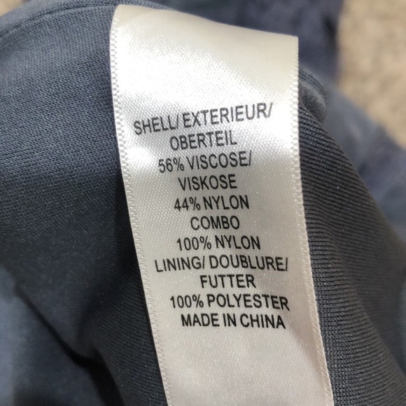 Adrianna Pappell Dress Size 6 Gray Floral Eyelash Lace - Picture 8 of 11